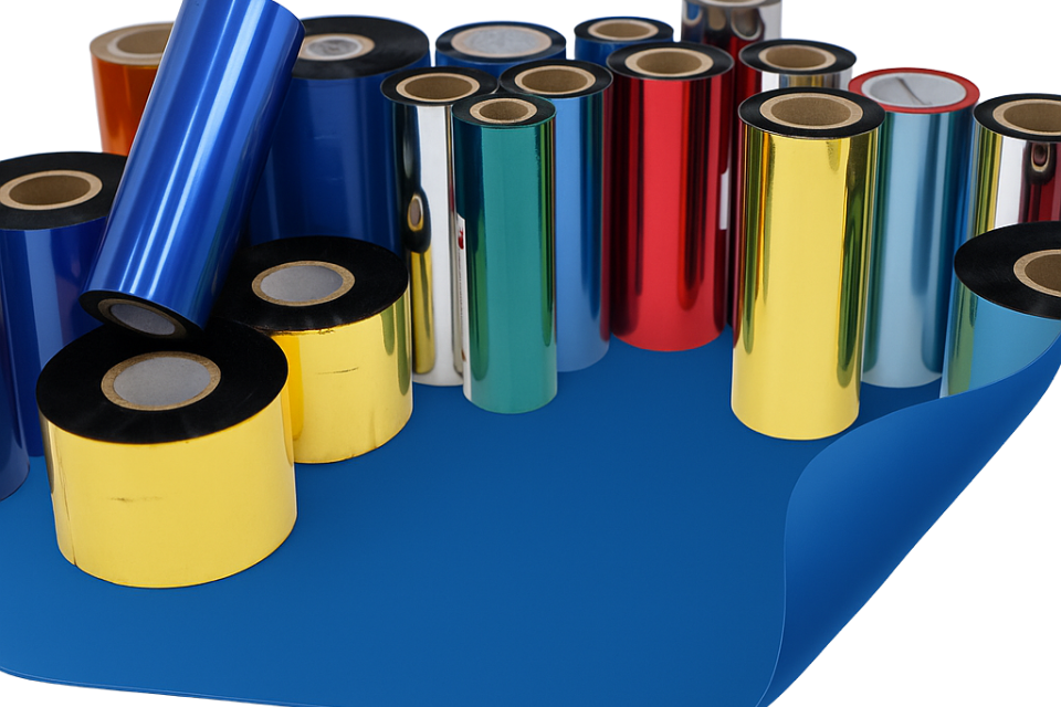 Ribbons Cera Misto e Resina Meta Etiquetas